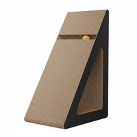 Triangle Cat Scratcher Low Minimal Shed Scratcher House Stable Pet Accessory for Indoor