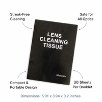 Lens Cleaning Paper for and , Optical Cleaning Tissue for Photographers, Screen Cleaning Paper for Camera Maintenance, Digital Camera