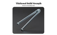 Thickened Design Adjustable peg Wrench Extended Length Disassembly Tool adaptable Spanner sturdy Construction for DIY hobbyists, craftsmans, Professionals, Machinery Maintenance, Home Repair, Garage