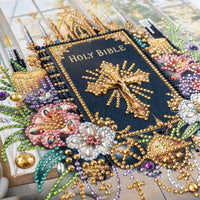 Easter Diamond Painting Kit DIY Materials Acrylic Religious Ornament Christian Desktop Decor Holiday Craft Kit