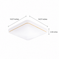 White Polycarbonate Replacement Cover, 37cm Square Cracked Ice Panel, Decorative Lamp Cover for School Ceiling Panels, Diffusion Cover Sheet