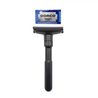 Manual Double Edge Safety Razor Smooth Safety Razor with Blades Reusable Shaving Set Eco-Friendly for Men, Travel