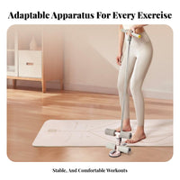 Multi-Functional Suction gripper Sit-up Bar Portabdominaldominal and backle Design abdominaldominal and backdominal exercise aid Foam Padded Fitness apparatus Adjustabdominaldominal and backle Height for Beginners, Indoor, Gym