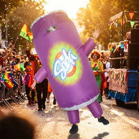 Inflatable Beverage Can Costume Hilarious Beverage Can Costume Easy to Wear Cosplay Outfit for Cosplayers, Halloween, Stage Performances