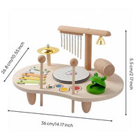 Wooden Musical Instrument Set Hand-Eye Coordination Developing Children Rhythm Instrument Set Child Design Early Development Toy for Young Children