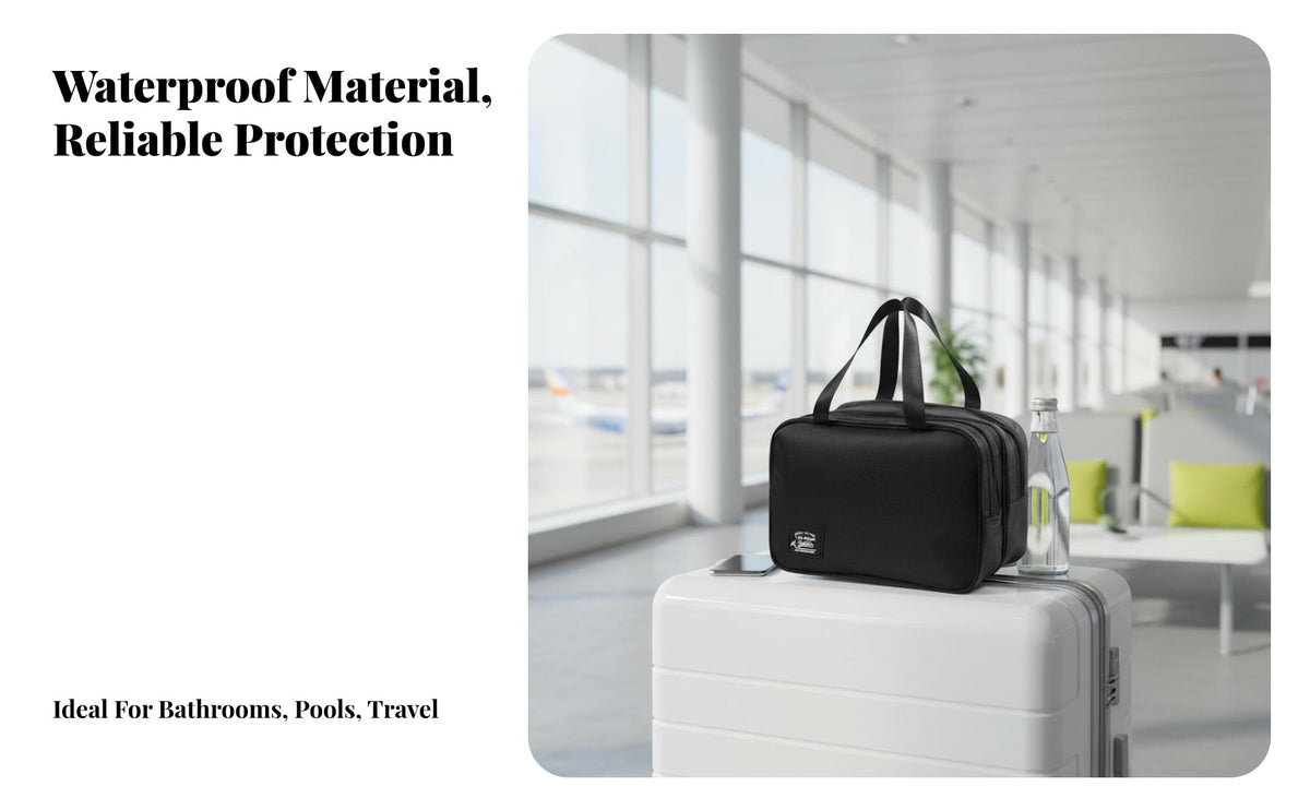 Travel Wash Bag Multifunctional Damp and Dry Separation Bag Large Capacity Waterproof Travel Organizer for Women, Journeyers, Swimming, Gym, Beach