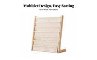 Kids book display and Bin Organizer Anti-Tipping Design fabric book display with Bins