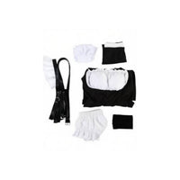 Cosplay Nun Dress High Slit Design Comfortable Stretch for Nightlife