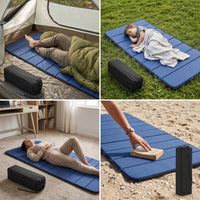 Foldable Camping Sleeping Pad Thickened Single Moisture-proof Yoga Mat Office Nap Mat Cold Insulation Waterproof