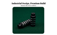 2 Pieces Bike Spindle Pegs Sturdy Duty Aluminum Bike Pegs Cycle Rear Footrests Anti-Slip Surface Foot Peg Knurled Grip