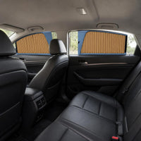 Car Window Sun Shade with Sliding Track, UV Protection and Heat Insulation Curtain for Vehicle