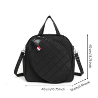 Square Racket Bag Racket Bag with Shoulder Strap Separate for Outdoor Practice