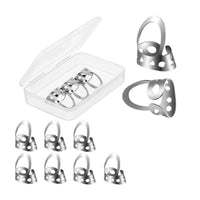 12 Pieces Banjo Finger Picks Multi Instrument Use Banjo Finger Easy-Grip to Wear Music Accessory for Rehearsal Performance