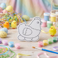 Easter Craft Kit Creative Toy Easter Bunny Chick Craft Set Easy to Use DIY Foam Painting Board for Child S, Teachers, Holiday Activity