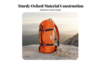 Mountaineering Rope Storage Bag Adjustable Shoulder Straps Rock Climbing Gear Pouch Large Capacity Climbing Gear Backpack for Climbers