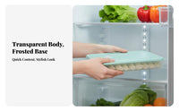 Dumpling Storage Box Non-Stick Texture Dumpling Freezer Tray Stackable Freezer Container Odor Resistant Multi-Tier Food Tray