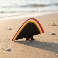 Swept Surfboard Fin with FCS1 Plug Streamlined Fiberglass Surfboard Fin High Performance Stiff for Surfing