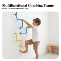 kids' Rock Climbing Wall Multifunctional Kids Climbing Wall Sturdy Indoor Play Set for Beginners, Young Children, Playroom, Kindergarten
