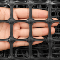 Geogrid Mesh Gravel Protection Material Gravel Ground Stabilizer 1m×50m High-Density Polyethylene Material Weather-Resistant For Subgrade Reinforcement