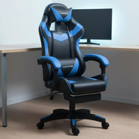 Headrest and Support Gaming Chair Adjustable Armrests Racing Design Gaming Chair Quiet Casters for Students