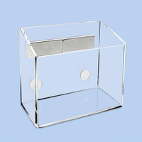 Pen Holder for Fridge, Clear Acrylic Transparent Design, Wall Mounted Organizer for Home Office, Whiteboard