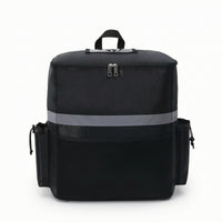 Food Delivery Backpack with Side Pockets Reflective Delivery Backpack with Frame Heavy-Duty for Couriers