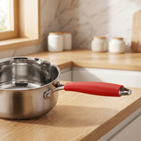 Frying Pans and Cast Iron Pot Holder with Non Slip Grip, Heat Resistant Pan Handle Cover for Cooking, Long Handle Sleeve in 4 Colors, 1 Pack