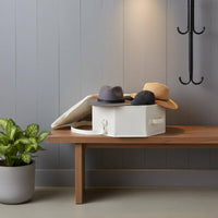 Large Capacity Cowboy Hat Organizer Bag Portable Foldable Hat Box Dustproof for Outdoor, Closet