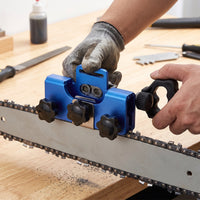 Compact Manual Chain Honing Device | Portable, chain filing guide honing device, for Workshop