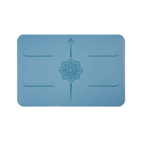 Two-layerLayer Handstand Mat Printed Fitness Mat with Alignment Lines Compact Rectangular for Yogis