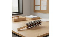 Wood Handle Bell 25 Bells Chime Early Learning Hand Bell Shaker for Children, Beginners, Leisure Activity