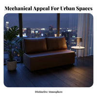 Retro Design mechanical design Bar Set Upholstered Sofa mechanical Dining Booth Set sturdy Construction Pub Furniture Easy to Clean for Cafe Proprietors, Business Owners, Lounge, Coffee Shop, Bistro
