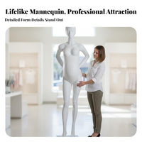 Mannequin Lightweight Maternity Display Form Matte Finish Maternity Dress Form for Clothing S, Online Merchants, Boutiques, Commerce Shows