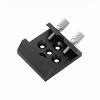 Anodized Finish Locator Scope Base Knurled Thumb Screws Locator Scope Mount Bracket Multiple Mounting Holes Mount Base Threaded Hole