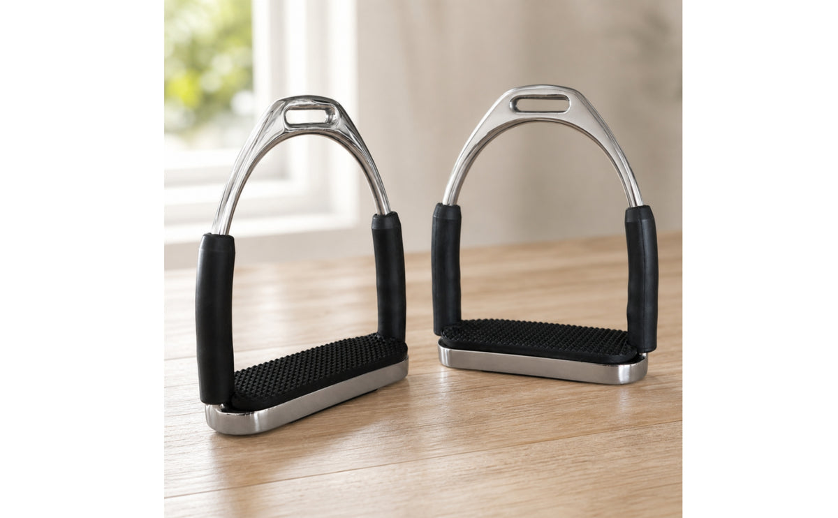Stainless Steel Horse Riding Stirrups | Anti-Slip, Flexible footrest Iron