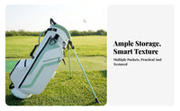 Club Dividers Lightweight Golf Stand Bag Side Accessory Pocket Portable Golf Stand Bag Padded Handle