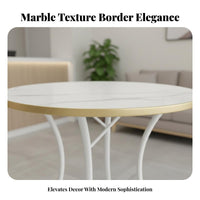 Versatile Use Pedestal Side Table Compact Design Scroll Leg End Table Easy Assembly Home Furniture Stable Base for Apartment Dwellers, Interior Decorators, Living Room, Reception Area, Small Areas, Bedroom
