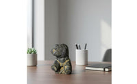 Abstract Male Torso Figurine Iron Powder Resin Seated Torso Sculpture for Shelf