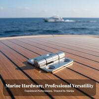 316 Stainless Steel Door Hinge Heavy Duty Boat Hinge Rustproof Furniture Hardware for DIY Enthusiasts, Yachts, Hatches, Cabinets