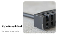 Wear-Resistant Square Hole Cutter Long-Lasting Square Hole Drill Bit Fast Cutting for Electricians, Construction Workers