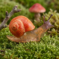 Realistic Snail Model for Garden Decor and Educational Play
