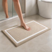 Nordic Faux Cashmere Non-Slip Bathroom Mat Set for Toilet, Entryway, and Kitchen