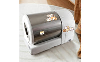 Enclosed Automatic Cat Litter Box Sealed Self-Cleaning Litter Box Leak-Proof Washable for Indoor