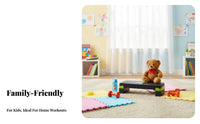 Non-Slip Surface Fitness Step Board Balance Training Rhythmic Step Platform Versatile Aerobic Stepper Compact Storage for Children, Beginners, Home Use
