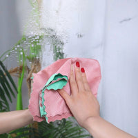 Fish-Scale Microfibre Cloth for Glass and Dishes, High Absorbency Microfibre Cloth, Cleaning Cloths for Kitchen and Polished Surfaces
