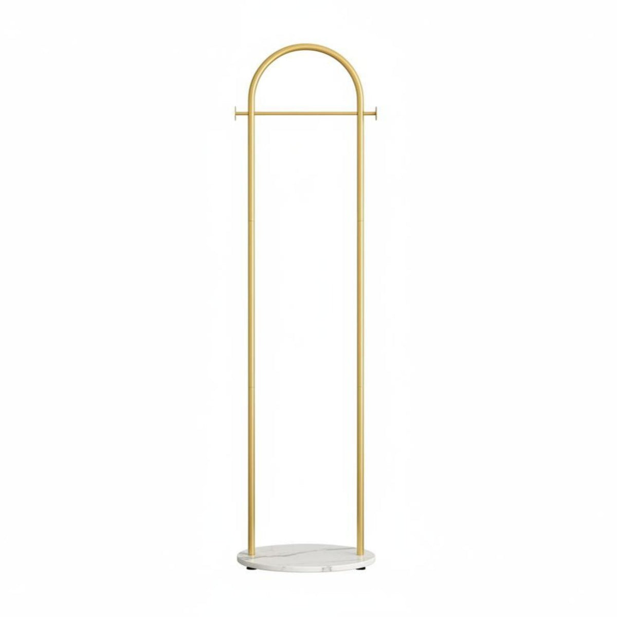 Space-Saving Floor-Standing Coat Tree Minimalist Design Freestanding Hook Pole Stable Base Garment Rack Sturdy Construction for Families, Homeowners, Students, Bedroom, Entryway, Hallway, Living Room
