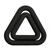 Silicone Iron Dumbbell Smooth Surface Triangular Dumbbell Rounded Corners Exercise Equipment for Pilates