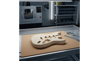 Routed Cavities S and T Style Guitar Body Sanded Unfinished Guitar Body Polished for Repair Hobbyists