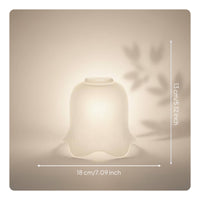 Multiple Styles Available Glass Lampshade Heat Resistant Frosted Glass Light Cover Modern Aesthetic Replacement Lamp Shade Elegant Design