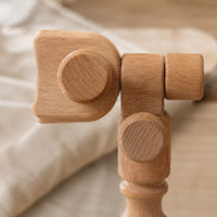 Beech Wood Embroidery Frame Holder 360 Degree Rotation Needlework Tool